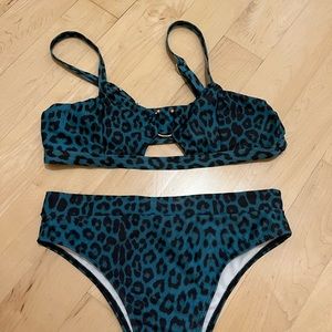 Leopard print bikini